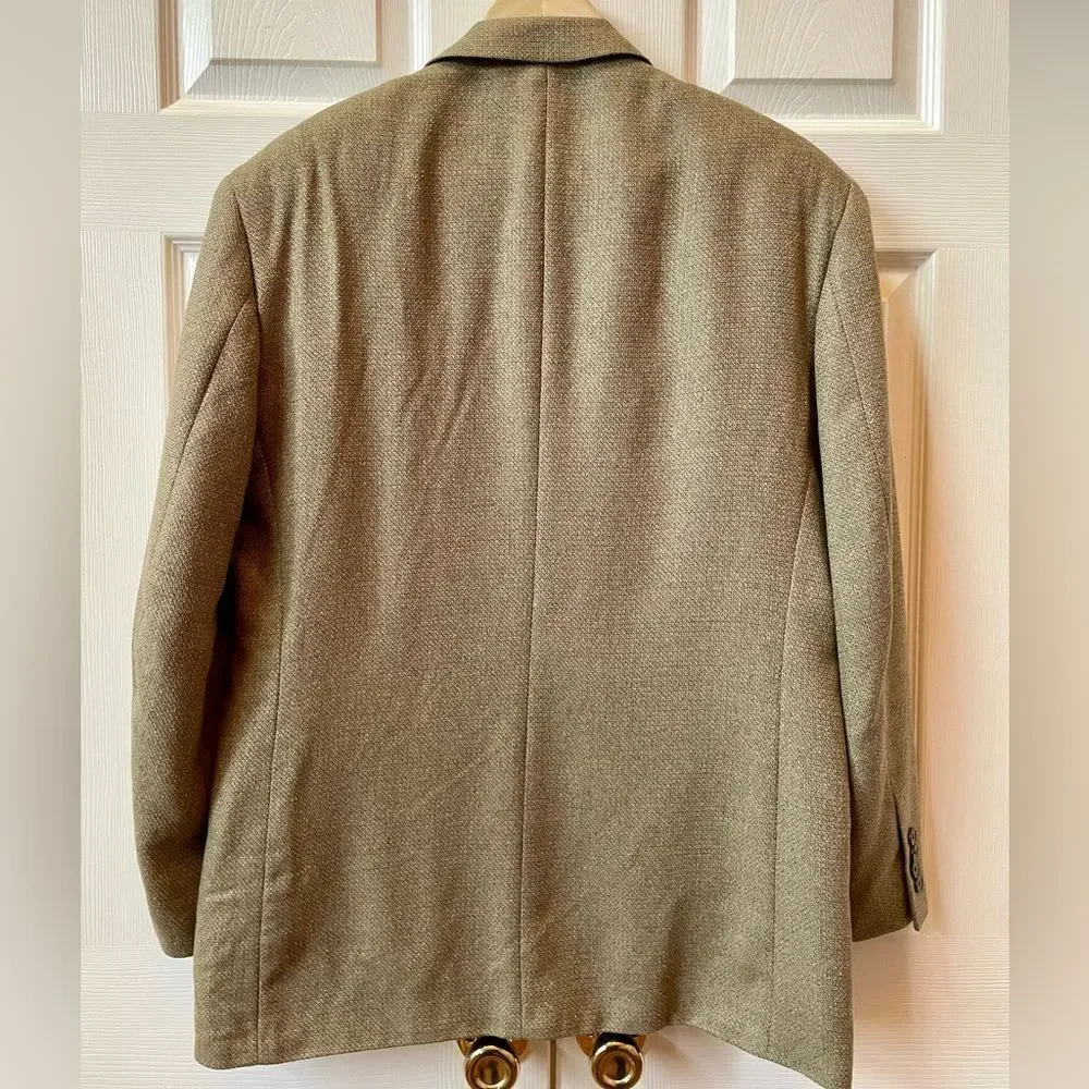 Vintage Classic Greenish Tweed Blazer 42R by Alfani
